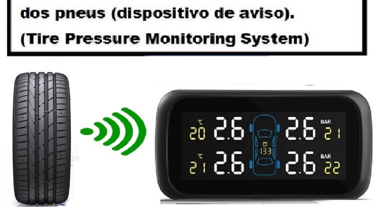 Sistema externo de monitoramento pressão pneus