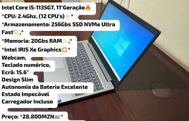 Laptop Lenovo IdeaPad i5-11th Gen. Novinha