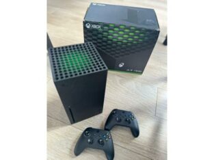 Xbox X + caixa + 2 joys  com caixa