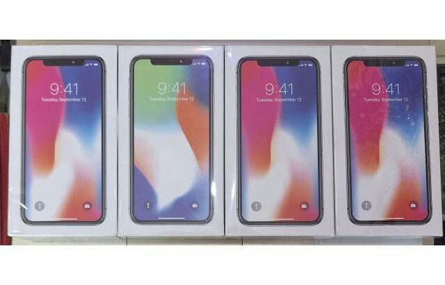 iPHONE X 256GB novos selados