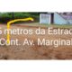 Costa do Sol: Terreno 17/33 Há 25 Metros da estrada Cont. Av. Marginal