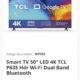 TCL 50 4k HDR ANDROID 50P635 SELADAS