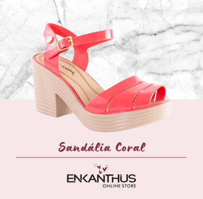 Sandália | ESM1011 | Coral