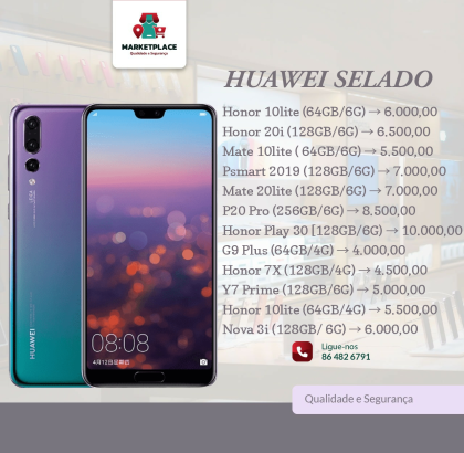 CELULARES SELADOS: HUAWEI, REDMI, SAMSUNG, NOKIA ETC…