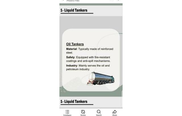 Rental of all types of tankers in Southern Africa
