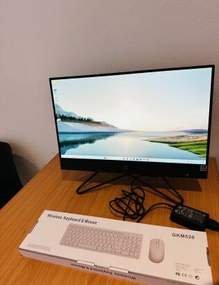 Clássico, Moderno e super Novo Com plásticos ainda sem caixa  Desktop All-in-one HP 200 G4 10Th Gen Completo + Carregador + Teclado E Mouse Wi-Fi   Co