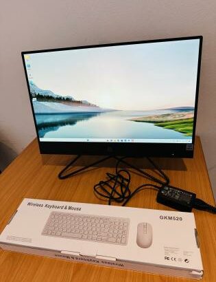 Clássico, Moderno e super Novo Com plásticos ainda sem caixa  Desktop All-in-one HP 200 G4 10Th Gen Completo + Carregador + Teclado E Mouse Wi-Fi   Co