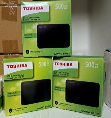 Disco Duro Toshiba, 500GB. SELADOS