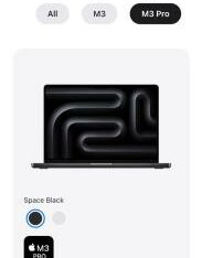 Macbook M3 Pro 14 polegadas space black 18gb 512gb