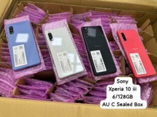 Sony Xperia 10 iii 128GB+6GB novos fora da caixa