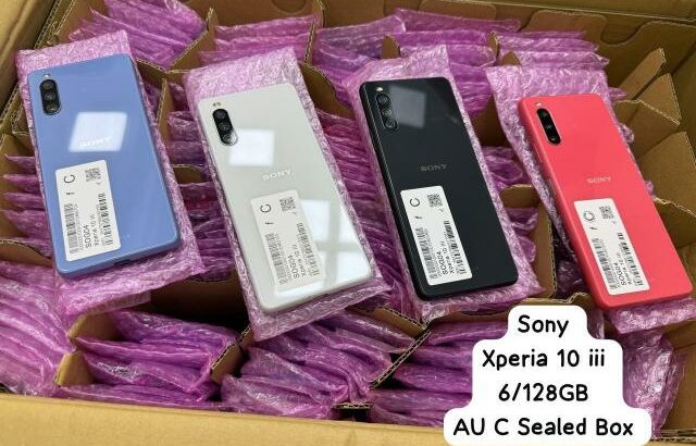 Sony Xperia 10 iii 128GB+6GB novos fora da caixa