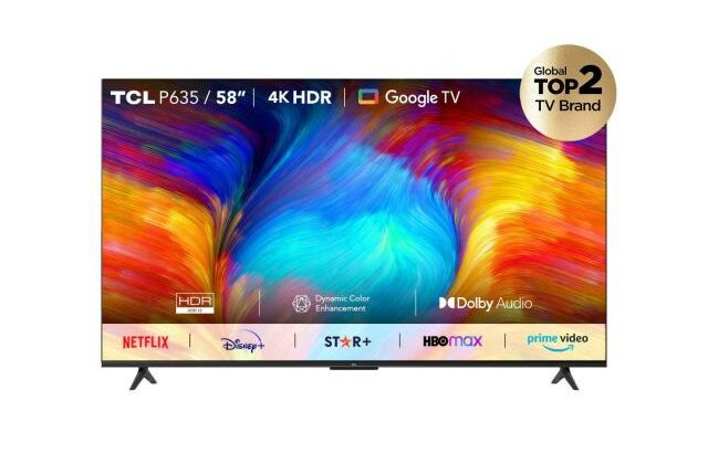 TV TCL 58” Smart 4K ( selada )