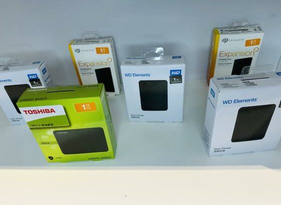 Discos Externos Selados 1TB  05 Disponiveis Preço Unitario 3.500.00MT