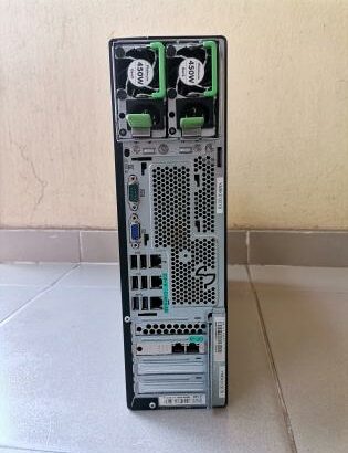 Servidor Micro-Tower Fujitsu Primergy Tx1320 Xeon CPU E3-1220 V6,SODIMM DDR4 3200Mhz 16GB Ram (128GB Ram Max),HDD 320