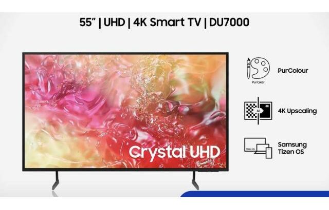 TV Samsung 55” Smart DU7000 2024 ( selada )