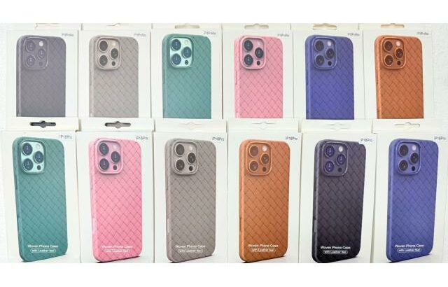 Capas para Iphone 16 Pro & 16 Pro Max Woven With Leather Feel ( Novas )