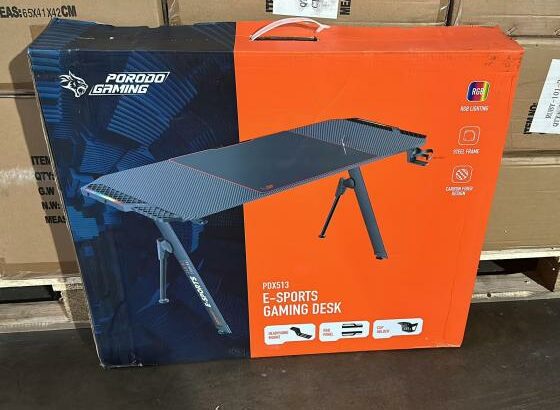 PORODO RGB GAMING DESK SELADO