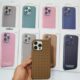 Capas iphone 16 PRO/ iphone 16 Pro Max • Woven Phone Case  With Leather Feel