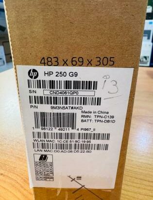 HP 250 G9 Intel Core i3-1215U,8GB RAM,256GB SSD, 15.6”, Windows 11 Home P/n: 9M3N5AT