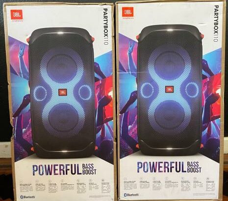 JBL Partybox 110. NOVOS, SELADOS