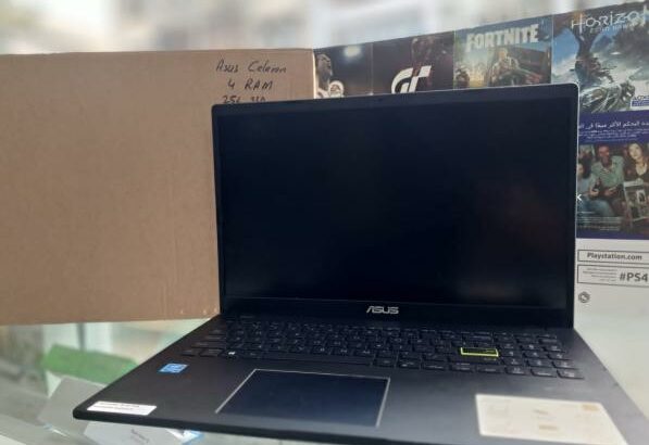 LAPTOP ASUS LAPTOP E510 INTEL CELERON 4GB RAM / 256GB SSD  15.6 INCH DISPLAY  SEMI NOVO COM CAIXA.