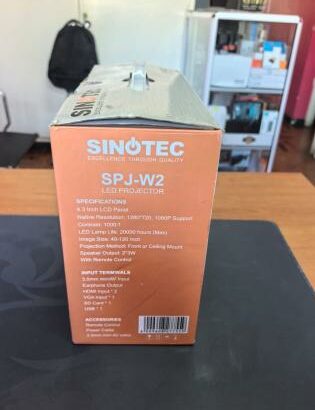 Projetor Sinotec SPJ-W2 3500 Lumens FHD 1080p Selados