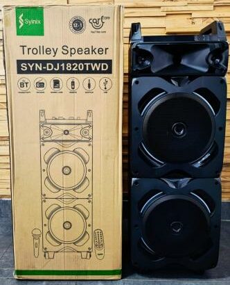 Syinix Soundbar DJ1820 TWD. NOVOS, SELADOS