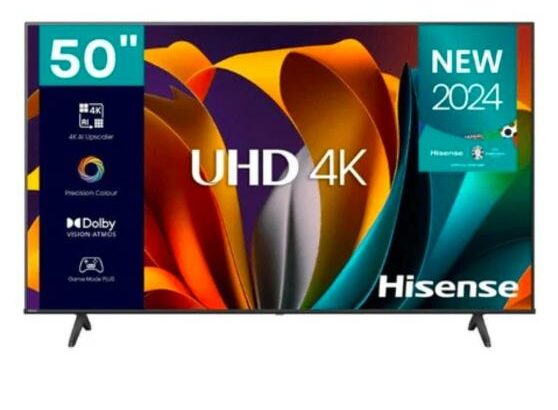 Tv Hisense 50” 4K TV 50A6N 2024, VIDAA Smart TV, Dolby Vision, Alexa integrado & VIDAA Voice