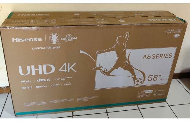 TV Hisense 58” HD Smart 4K ( selada )