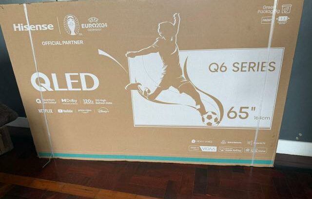 TV Hisense 65” QLED ( Modelo 2024 ) selada