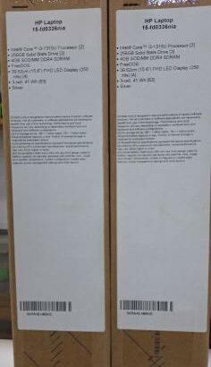 LAPTOP HP 15 FD033nia INTEL CORE i3 13TH GENERATION 4GB RAM 256GB SSD 15.6 INCH FHD DISPLAY. SELADOS. D24