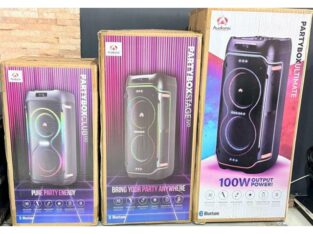 Audionic PartyBox novas na caixa promoção