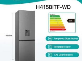 GELEIRA HISENSE H310BIT WD 223L WD TITANIUM INOX. NOVAS. J25