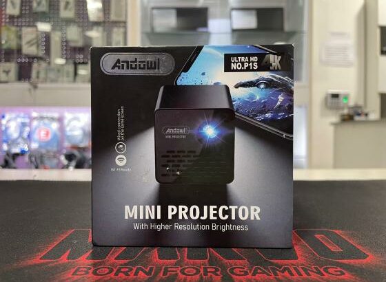 Mini Projetor Andowl Wi-Fi P1S DLP FHD