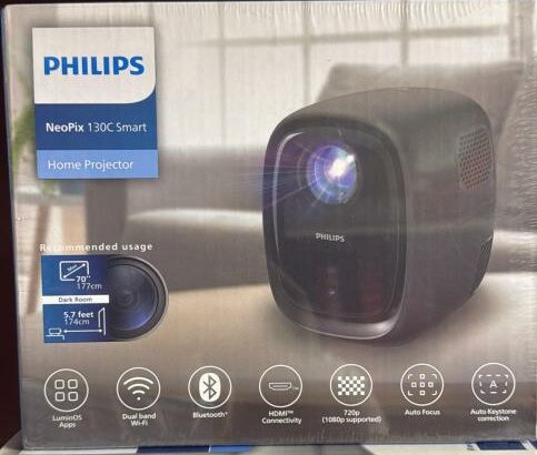 Projetor Philips Neopix Home NPX130. SELADOS. J25