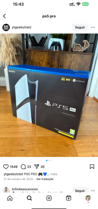 Ps5 PRO selado