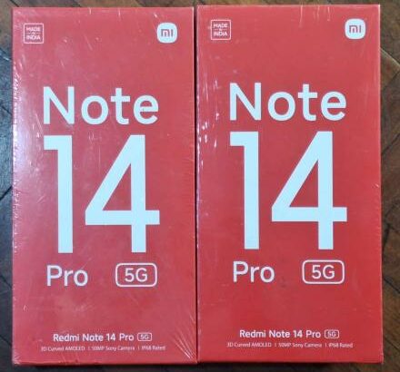 REDMI XIAOMI NOTE 14 PRO 5G 8+256GB. SELADOS. J25