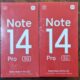 REDMI XIAOMI NOTE 14 PRO 5G 8+256GB. SELADOS. J25