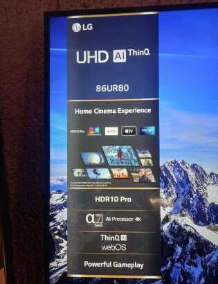 Tv📺 86polegadas *LG* *86UR8006LA* smart ultra HD 4k