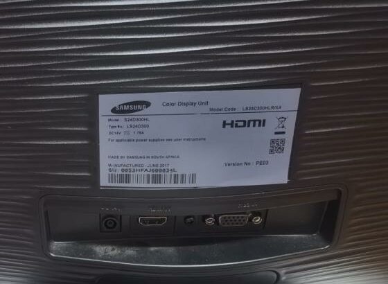 Monitor Samsung LS24D300HLR 24” FHD