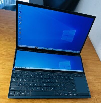 Promoção  ASUS ZenBook Duo 14 UX482  Tela Dupla TouchScreen Core i7-1195G7,2.90GHZ  16 DDR4 SDRAM  1TB SSD NVMe GeForce MX450 2 GB VRAM ScreenPad Plus