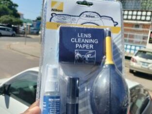 kit de limpeza de máquinas e lentes fotográficas