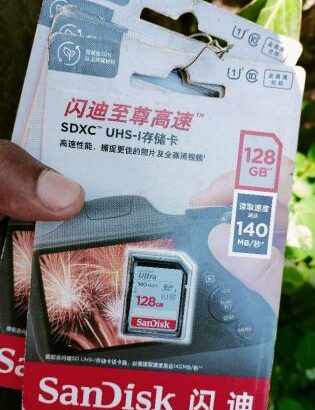 cartão de memória 168GB 140mb/s SD