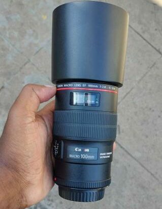 lente Canon EF 100mm 2.8 L