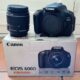 Canon EOS 600D na caixa