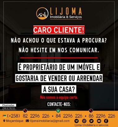 VENDO FLAT T2, 1ANDAR NA POLANA/SHOPPING 24 COM TODOS DOCUMENTOS ACUALIZADOS, VISITAS QUALQUER DIA E HORA.