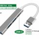 Adaptador hub usb 3.0 4 em 1 type-C