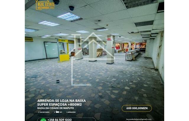 Arrendar: Empreendimento Comercial De C/800m2 Na Baixa da Cidade