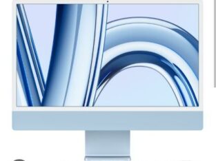 APPLE IMAC M3 8 CORE CPU/ 10 CORE GPU 8GB RAM 512GB SSD 24″ RETINA BLUE COLOUR SELADOS