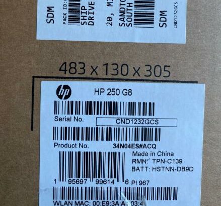 Hp 240 G9 core i3 12Th Gen 8gb ram 512Gbssd 14” selado